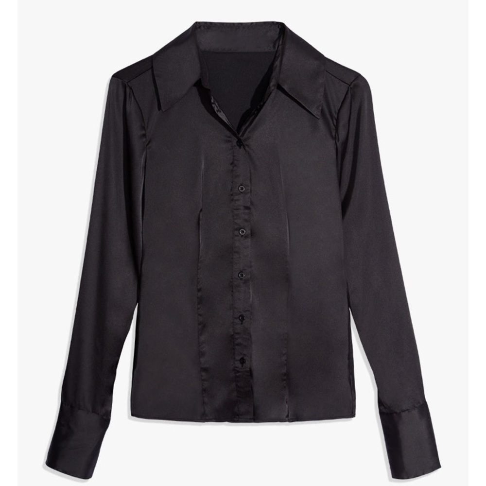 Weworewhat Charmeuse button down